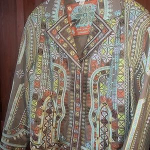 Cold water creek embroidered jacket. Size 16 women’s. Thanks for looking!